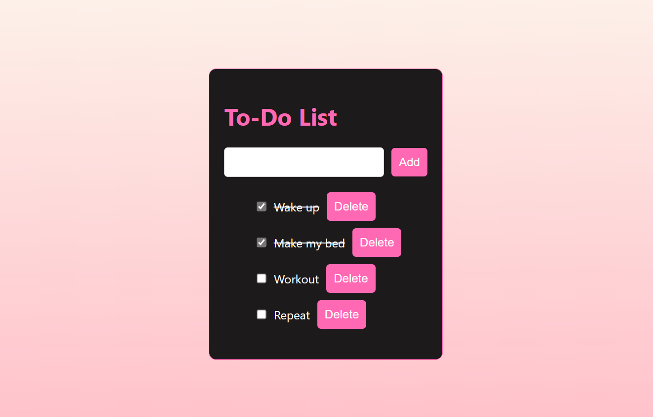 To-Do List App preview